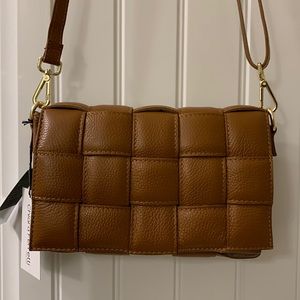 Italian Genuine Leather Padded Cassette Bag